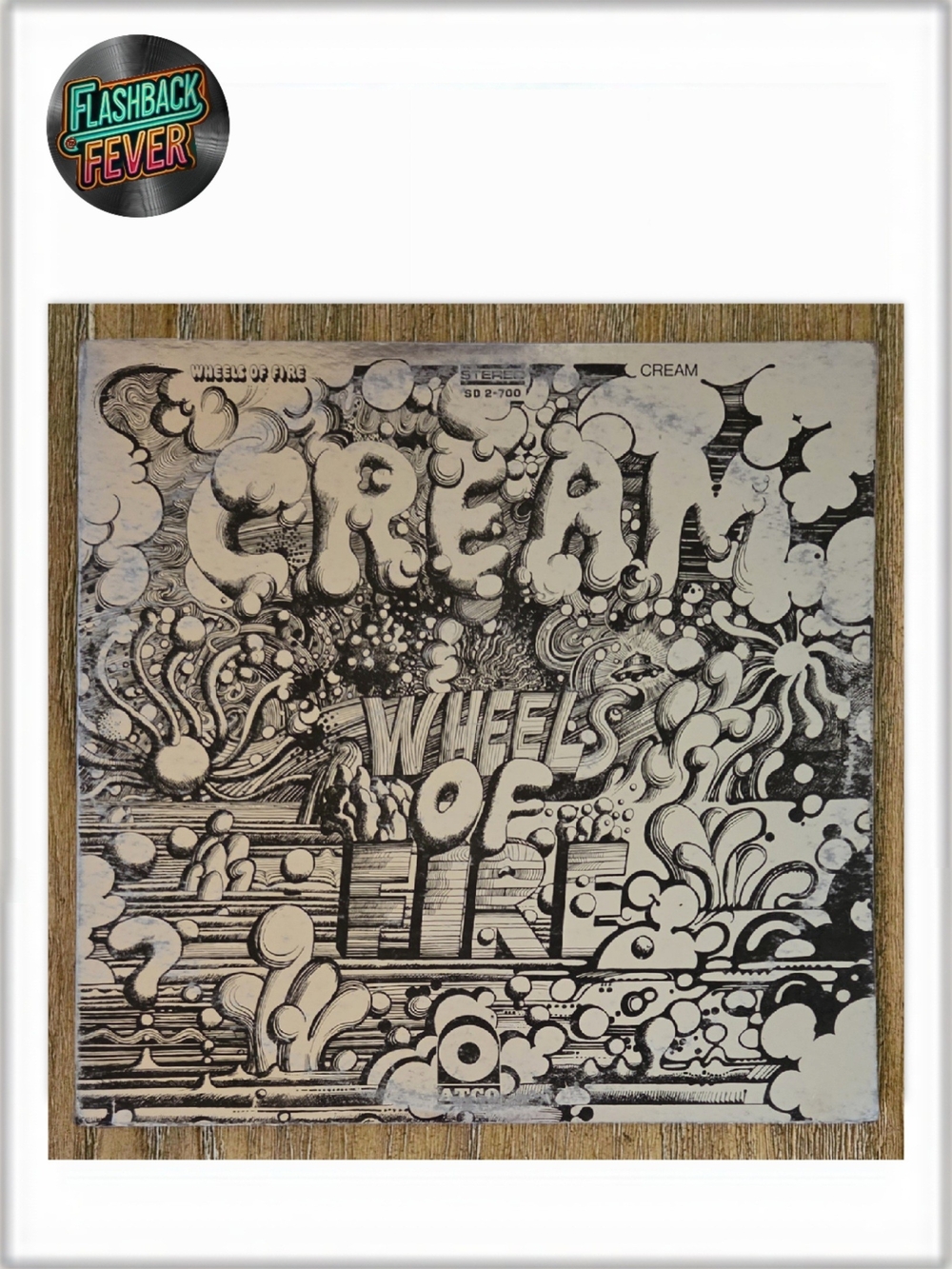 CREAM•Wheels Of Fire•1968 US 2×LP (SD 2-700) Pitman Pressing